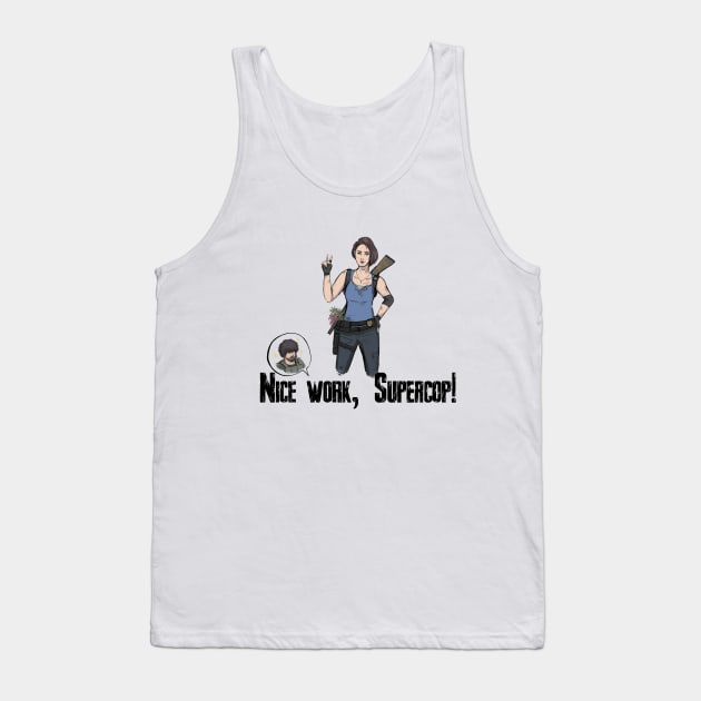 Jill the Supercop! Tank Top by kourtie1996